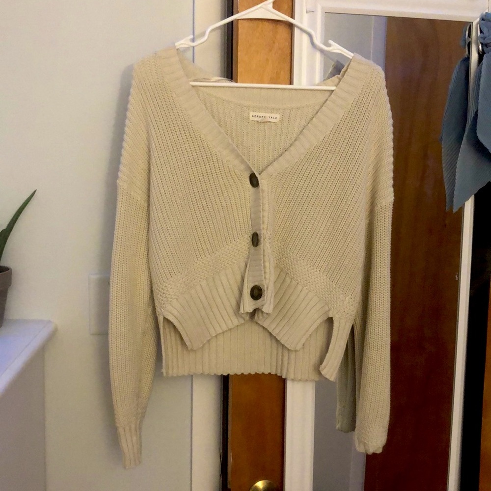 Tan Aeropostale Cardigan